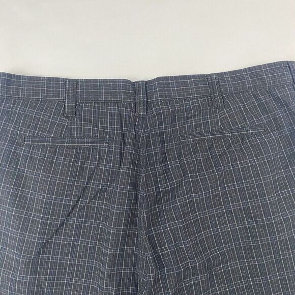 Apt. 9 Men's Gray Plaid Bermuda Chino Shorts Size 38 100% Cotton 11.5" Inseam - Picture 7 of 7